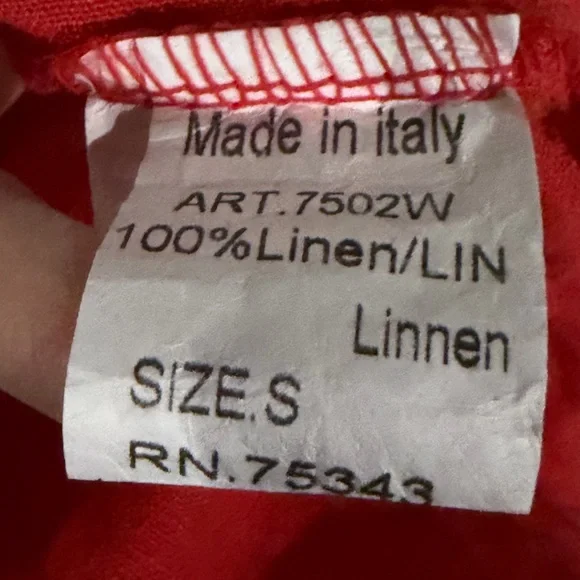 Lungo L’Arno Italian Linen Maxi Dress Resort Style | Size S‎ - Picture 5 of 7